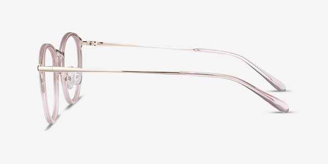 Dazzle Rose Acetate-metalMontures de lunettes de vue d'EyeBuyDirect, Vue de Côté