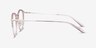 Dazzle Rose Acetate-metalMontures de lunettes de vue d'EyeBuyDirect, Vue de Côté