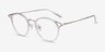 Dazzle Clear Acetate-metalEyeglass Frames from EyeBuyDirect, Angle View