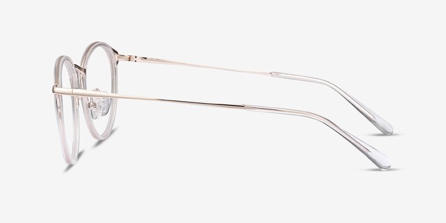 Dazzle Clear Acetate-metalEyeglass Frames from EyeBuyDirect, Side View