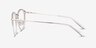 Dazzle Clear Acetate-metalEyeglass Frames from EyeBuyDirect, Side View