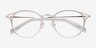 Dazzle Clear Acetate-metalEyeglass Frames from EyeBuyDirect, Closed View