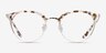 Bouquet Floral Silver Acetate-metalEyeglass Frames from EyeBuyDirect, Front View
