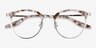 Bouquet Floral Silver Acetate-metalEyeglass Frames from EyeBuyDirect, Closed View