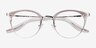Bouquet Pink Silver Acetate-metalEyeglass Frames from EyeBuyDirect, Closed View