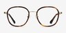 Beyond Tortoise Acetate-metalEyeglass Frames from EyeBuyDirect, Front View