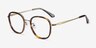 Beyond Tortoise Acetate-metalEyeglass Frames from EyeBuyDirect, Angle View