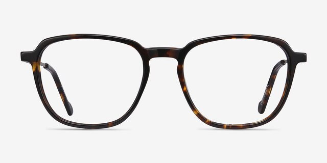 The Fan Tortoise Acetate-metalEyeglass Frames from EyeBuyDirect, Front View