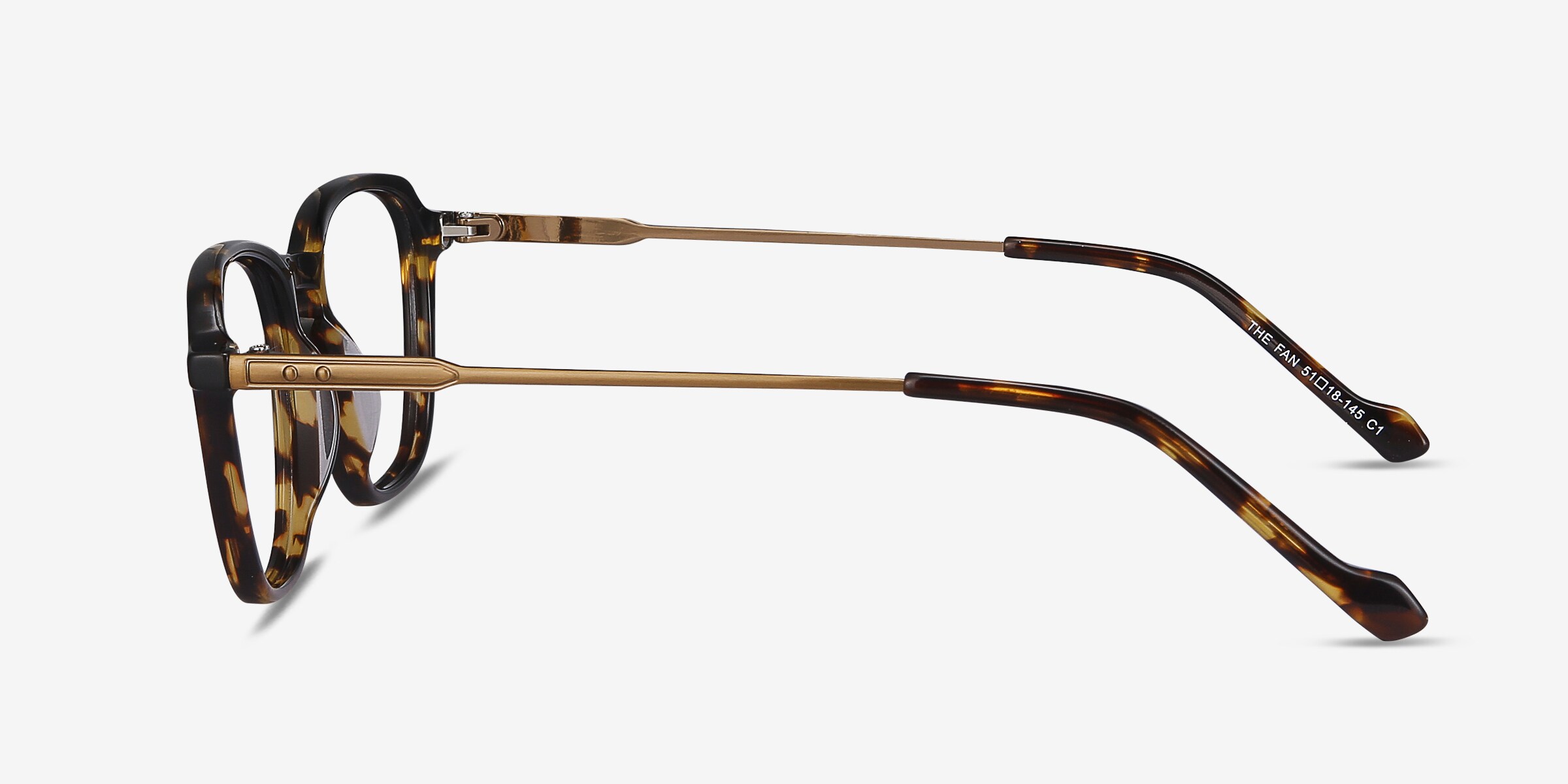 The Fan Square Black Full Rim Eyeglasses | Eyebuydirect Canada