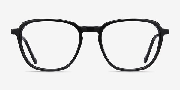 The Fan Black Acetate-metal Eyeglass Frames