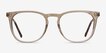 Vinyl Clear Brown Acetate, MetalEyeglass Frames from EyeBuyDirect, Front View