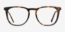 Vinyl Tortoise Acetate-metalEyeglass Frames from EyeBuyDirect, Front View