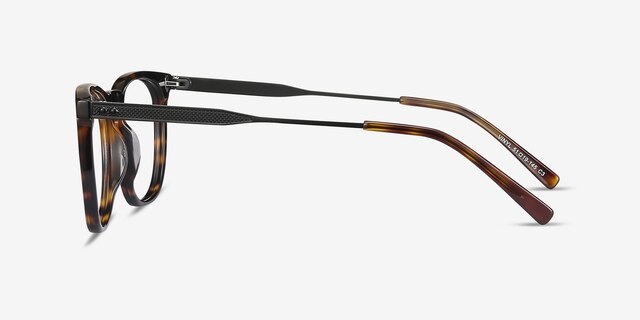 Vinyl Tortoise Acetate-metalEyeglass Frames from EyeBuyDirect, Side View