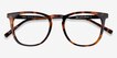 Vinyl Tortoise Acetate, MetalEyeglass Frames from EyeBuyDirect, Closed View