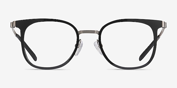 Rotem Noir Acetate-metal Montures de lunettes de vue