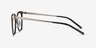 Rotem Black Acetate-metalEyeglass Frames from EyeBuyDirect, Side View