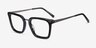 Poise Black Acetate-metalEyeglass Frames from EyeBuyDirect, Angle View