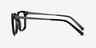 Poise Black Acetate-metalEyeglass Frames from EyeBuyDirect, Side View