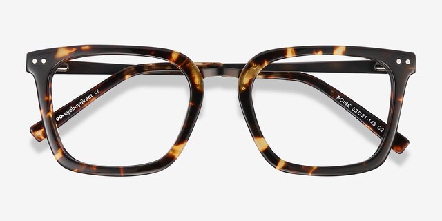 Poise Tortoise Acetate-metalEyeglass Frames from EyeBuyDirect, Closed View