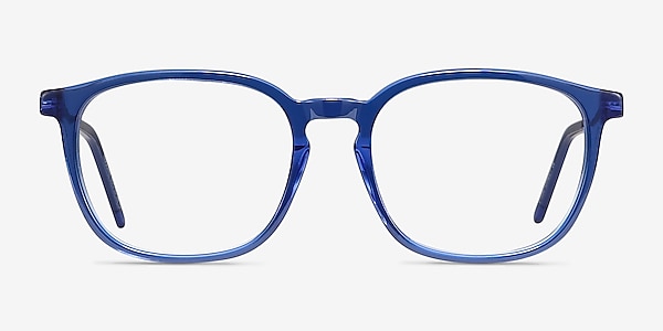 Esquire Blue Acetate-metal Eyeglass Frames