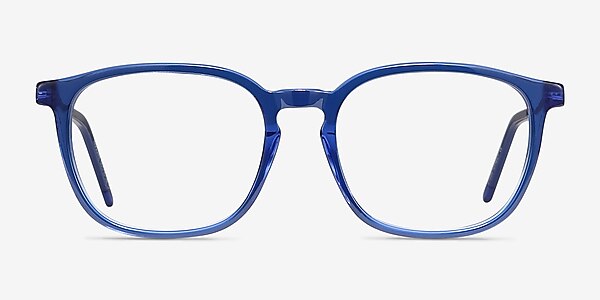 Esquire Blue Acetate-metal Eyeglass Frames
