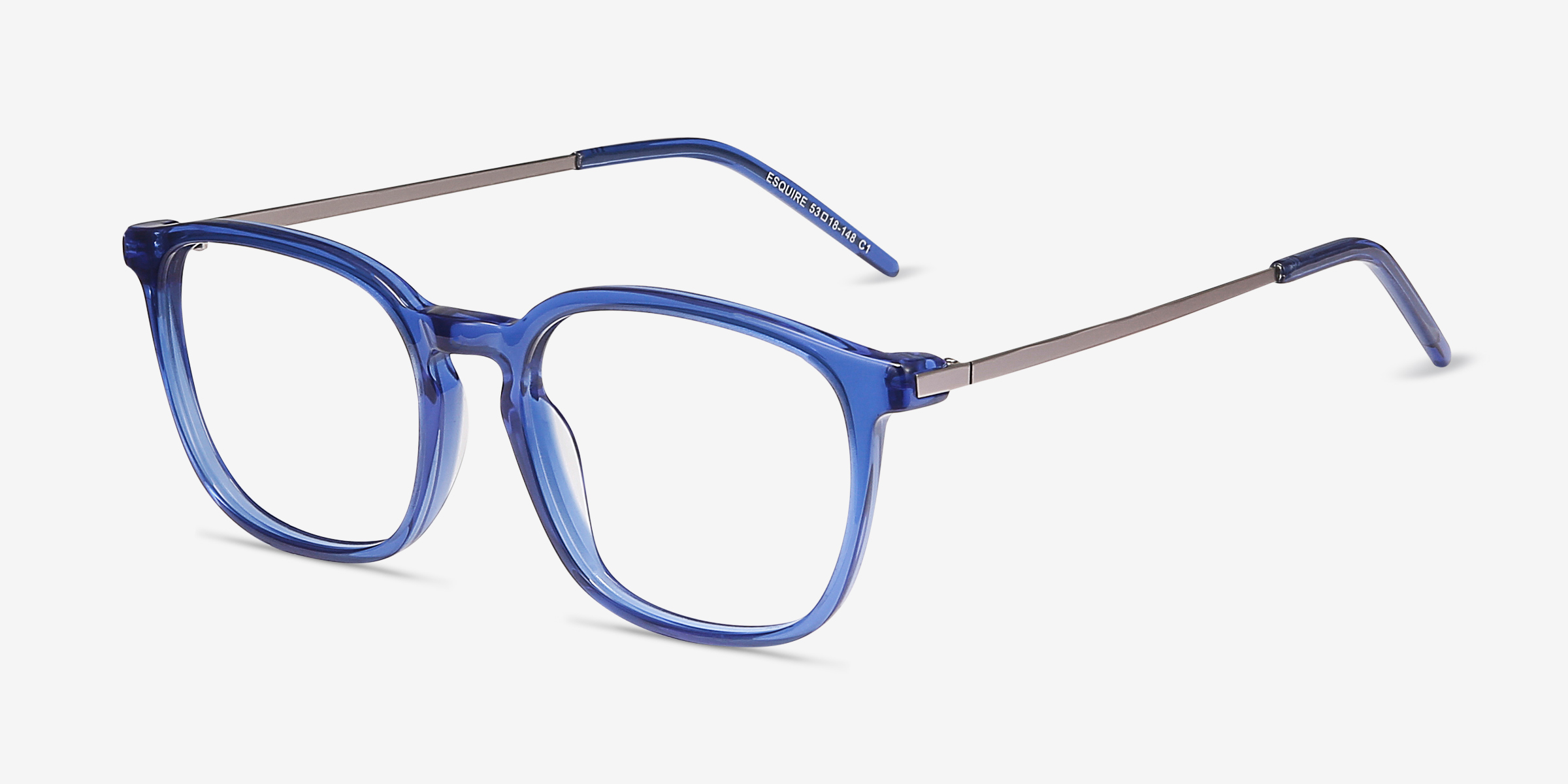 Esquire - Compelling Bold-Styled Blue Frames | Eyebuydirect