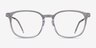 Esquire Clear Acetate-metalEyeglass Frames from EyeBuyDirect, Front View