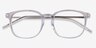 Esquire Clear Acetate-metalEyeglass Frames from EyeBuyDirect, Closed View