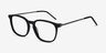 Esquire Black Acetate-metalEyeglass Frames from EyeBuyDirect, Angle View