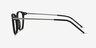 Esquire Black Acetate-metalEyeglass Frames from EyeBuyDirect, Side View