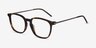 Esquire Tortoise Acetate-metalEyeglass Frames from EyeBuyDirect, Angle View