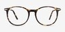 Quill Tortoise Acetate-metalEyeglass Frames from EyeBuyDirect, Front View