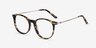 Quill Tortoise Acetate-metalEyeglass Frames from EyeBuyDirect, Angle View