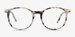 Quill Ivory Tortoise Acetate, MetalEyeglass Frames from EyeBuyDirect, Front View