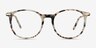 Quill Ivory Tortoise Acetate-metalEyeglass Frames from EyeBuyDirect, Front View