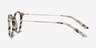 Quill Ivory Tortoise Acetate-metalEyeglass Frames from EyeBuyDirect, Side View