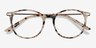 Quill Ivory Tortoise Acetate-metalEyeglass Frames from EyeBuyDirect, Closed View