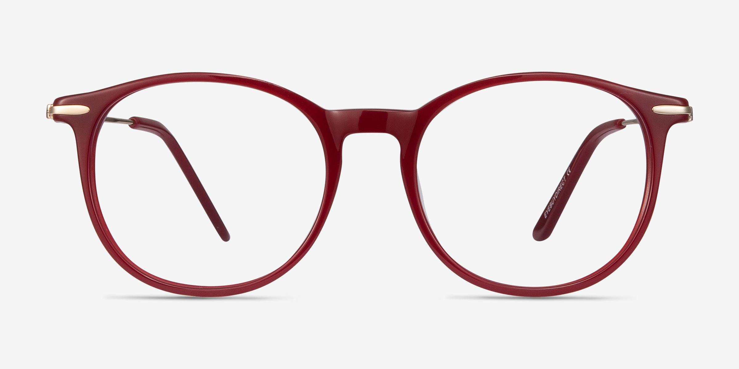 Quill Round Red Glasses For Women Eyebuydirect 