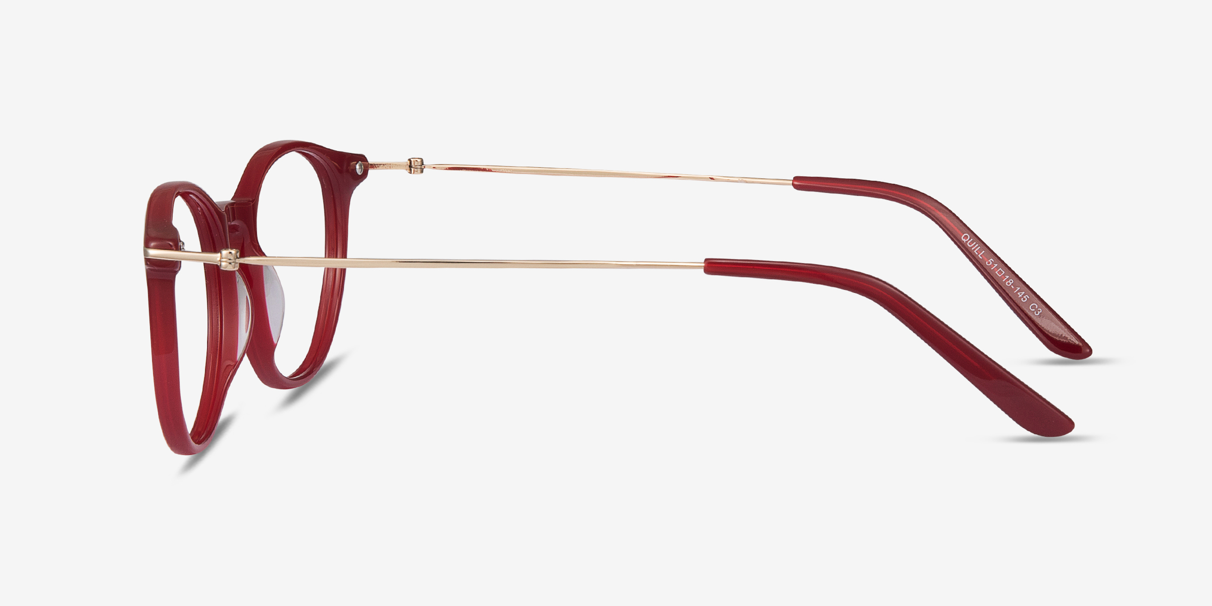 Quill Round Red Glasses for Women Eyebuydirect Canada