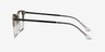 Savvy Clear Gray Acetate-metalEyeglass Frames from EyeBuyDirect, Side View