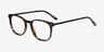 Savvy Tortoise Acetate-metalEyeglass Frames from EyeBuyDirect, Angle View