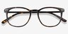 Savvy Tortoise Acetate-metalEyeglass Frames from EyeBuyDirect, Closed View