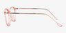 Amity Rose Gold Plastic-metalEyeglass Frames from EyeBuyDirect, Side View