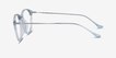 Amity Blue Plastic, MetalEyeglass Frames from EyeBuyDirect, Side View