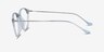 Amity Blue Plastic-metalEyeglass Frames from EyeBuyDirect, Side View