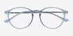 Amity Blue Plastic, MetalEyeglass Frames from EyeBuyDirect, Closed View