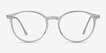 Amity Clear Plastic, MetalEyeglass Frames from EyeBuyDirect, Front View
