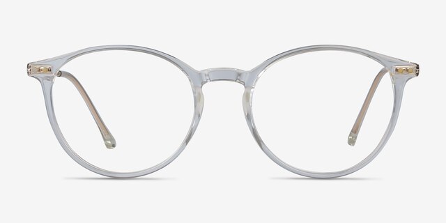 Amity Clear Plastic-metalEyeglass Frames from EyeBuyDirect, Front View