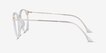 Amity Clear Plastic, MetalEyeglass Frames from EyeBuyDirect, Side View