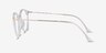 Amity Clear Plastic-metalEyeglass Frames from EyeBuyDirect, Side View